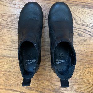 Dansko Frankie sz 38 Black Oiled Leather sz 7.5–8 Very Good Condition